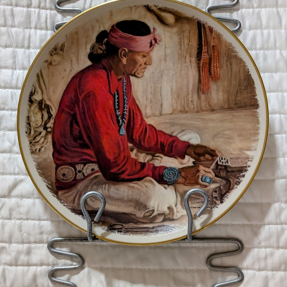 Navajo Silversmith By E Martin Hennings 1st Edition With Hanger